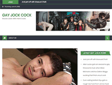 Tablet Screenshot of gayjockcock.com